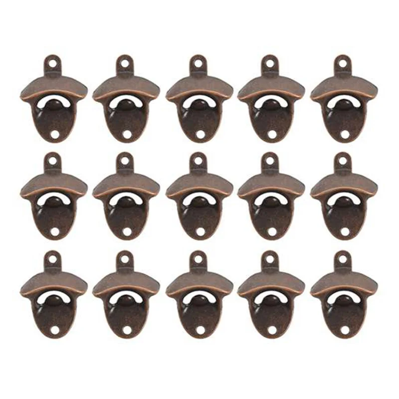 15 упаковок штопор настенный пивной набор ретро вид с крепежными винтами для