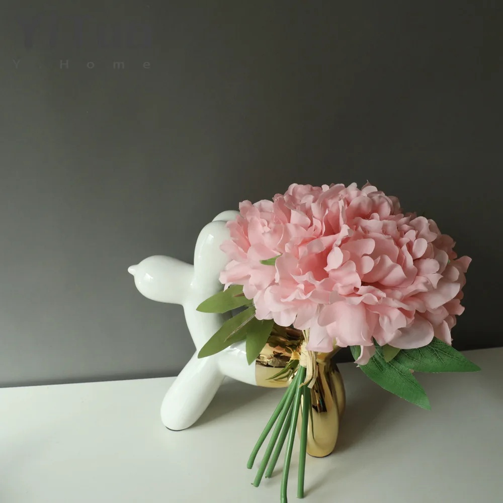 

YiTuo Peony Wedding Bouquet Artificial Flowers Home Decoration Mw1121