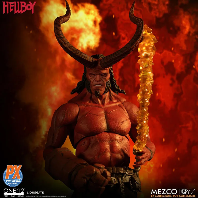 

MEZCO Ant Full Set Model 1/12 Scale Hellboy 2019 PX Limited 6" Movable Action Figure for Fans Collection