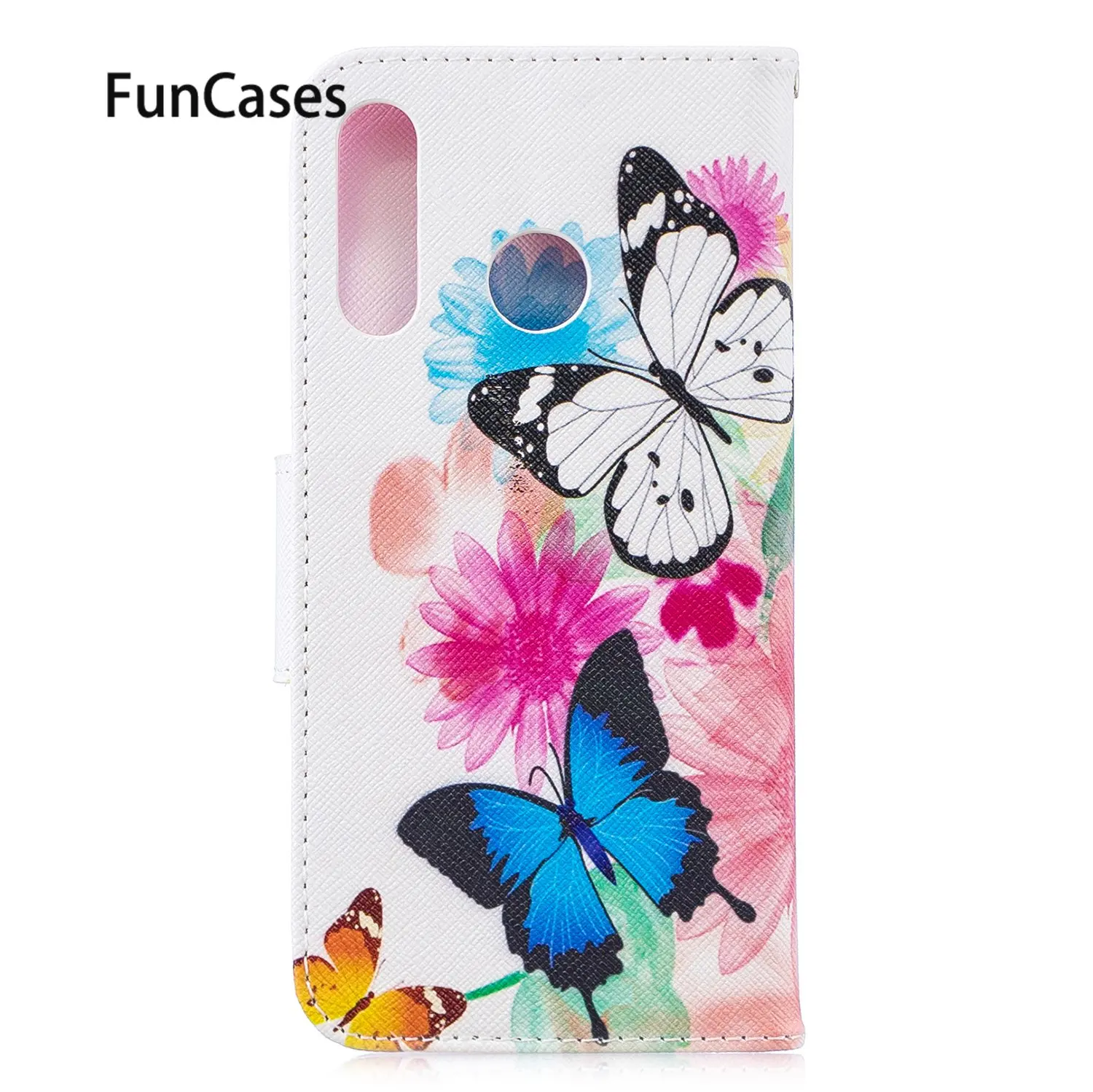 Patterned PU Leather Phone Bag cases For funda Huawei P30 Lite Coques Etui Cases sFor Mobile capa Nova 4E | Мобильные телефоны и