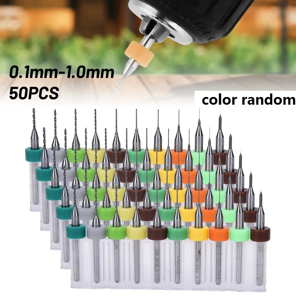 

0.1-1.0MM Carbide Drill Bit 1 Set 50pcs Carbide Drill Bit Drill Bit Set