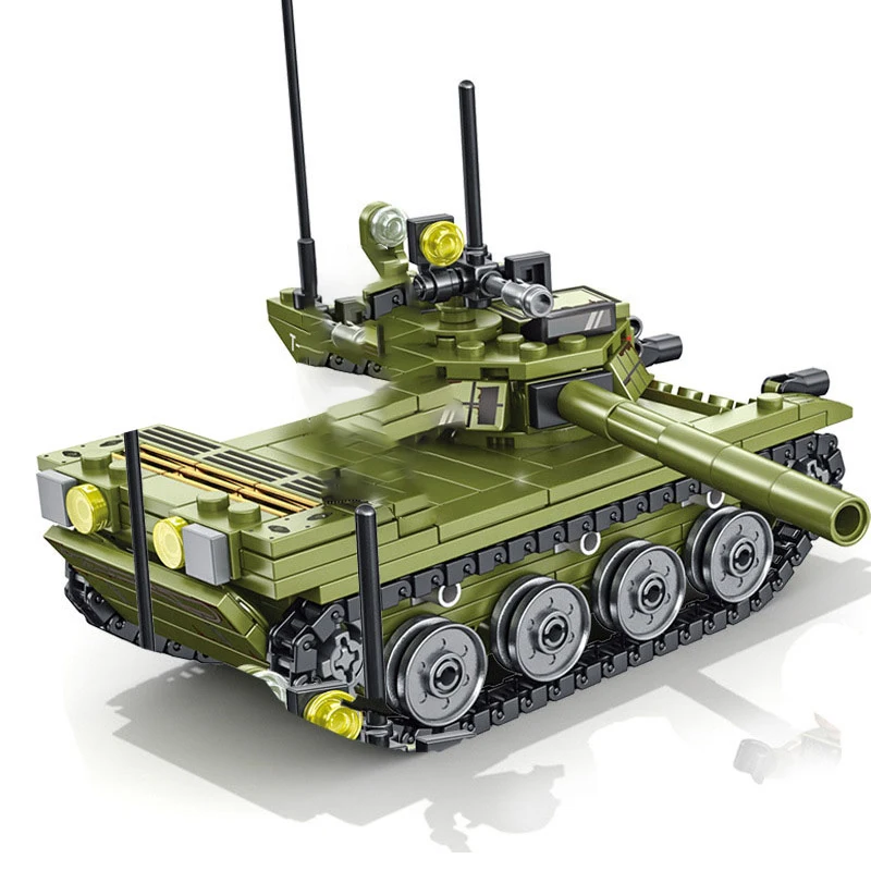 SEMBO 324 шт. военные наборы основной боевой танк Второй мировой войны строительные