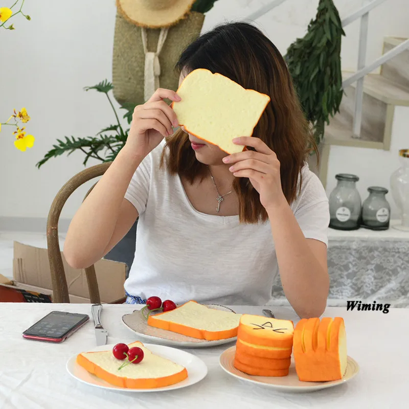 Муляж пищевых продуктов нож для хлеба модель моделирования кухня торт магазин Кондитерская Декор искусственный хлеб тост фотографии реквизит