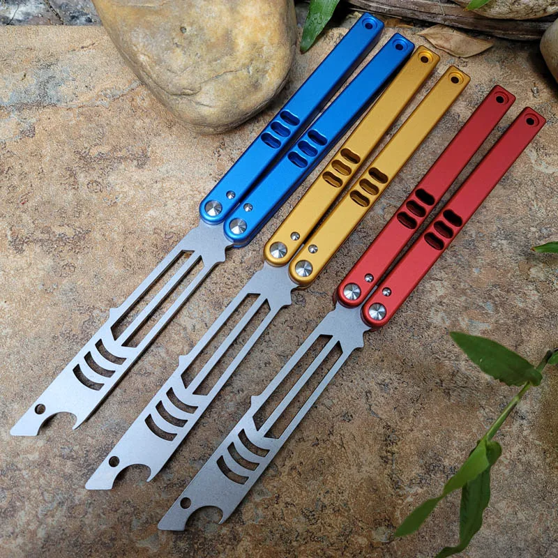 TheOne MAKO конусная Акула Бабочка Искусственные втулки канал Al ручка 440 Лезвие Охота