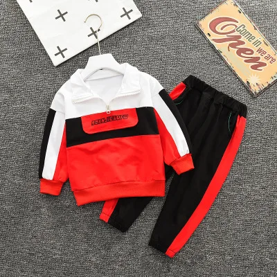 Набор из 2 предметов для мальчиков осенняя Новинка корейский Детский костюм с