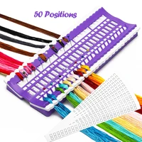 50 positions floss organizer embroidery kit cross stitch tool embroidery thread organizer for sewing needlework stitch supplies