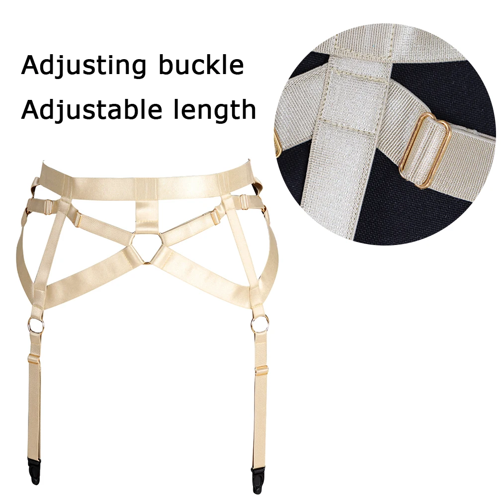 

Stocking Belt Body Goth Women's Underwear Garter Bondage Sexy Lingerie Gothic Clothes Harness Leg Tight Garters Belt Harness Wom