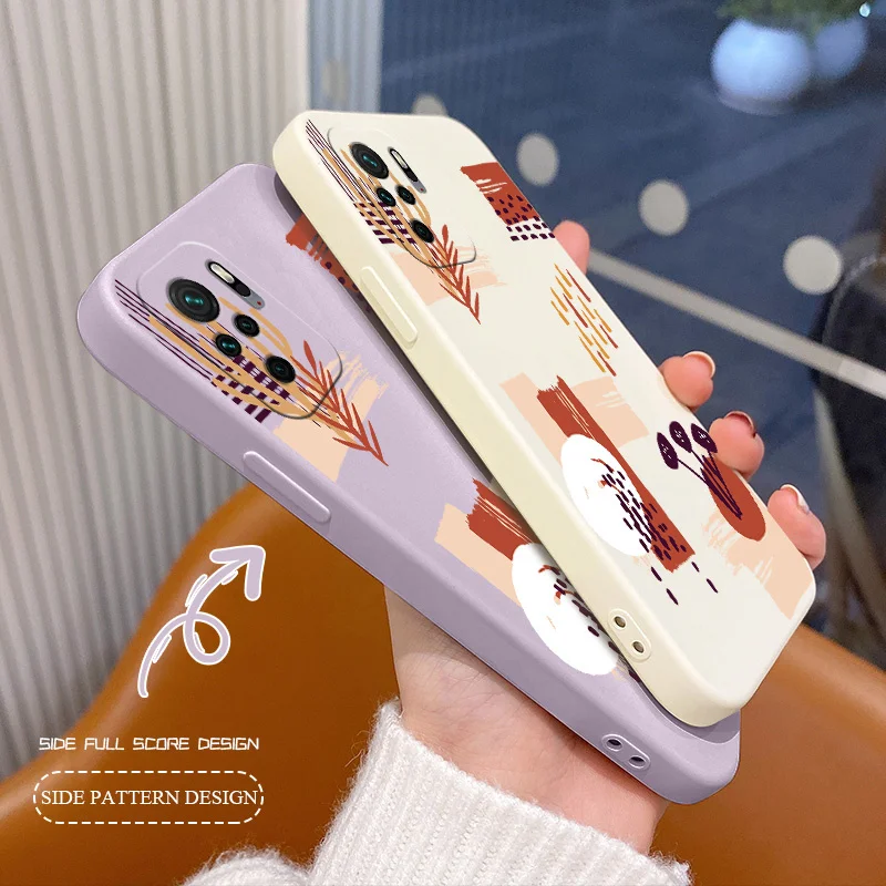 

Small Fresh Wheat Ears Case For Xiaomi Redmi Note 10 10S 9T 9 8 7 Pro Max Redmi 9 9A 9T K40 K30 K20 Pro Soft Phone Cover Case