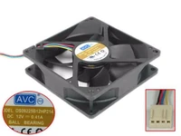avc ds09225b12hp214 dc 12v 0 41a 90x90x25mm 4 wire server cooling fan