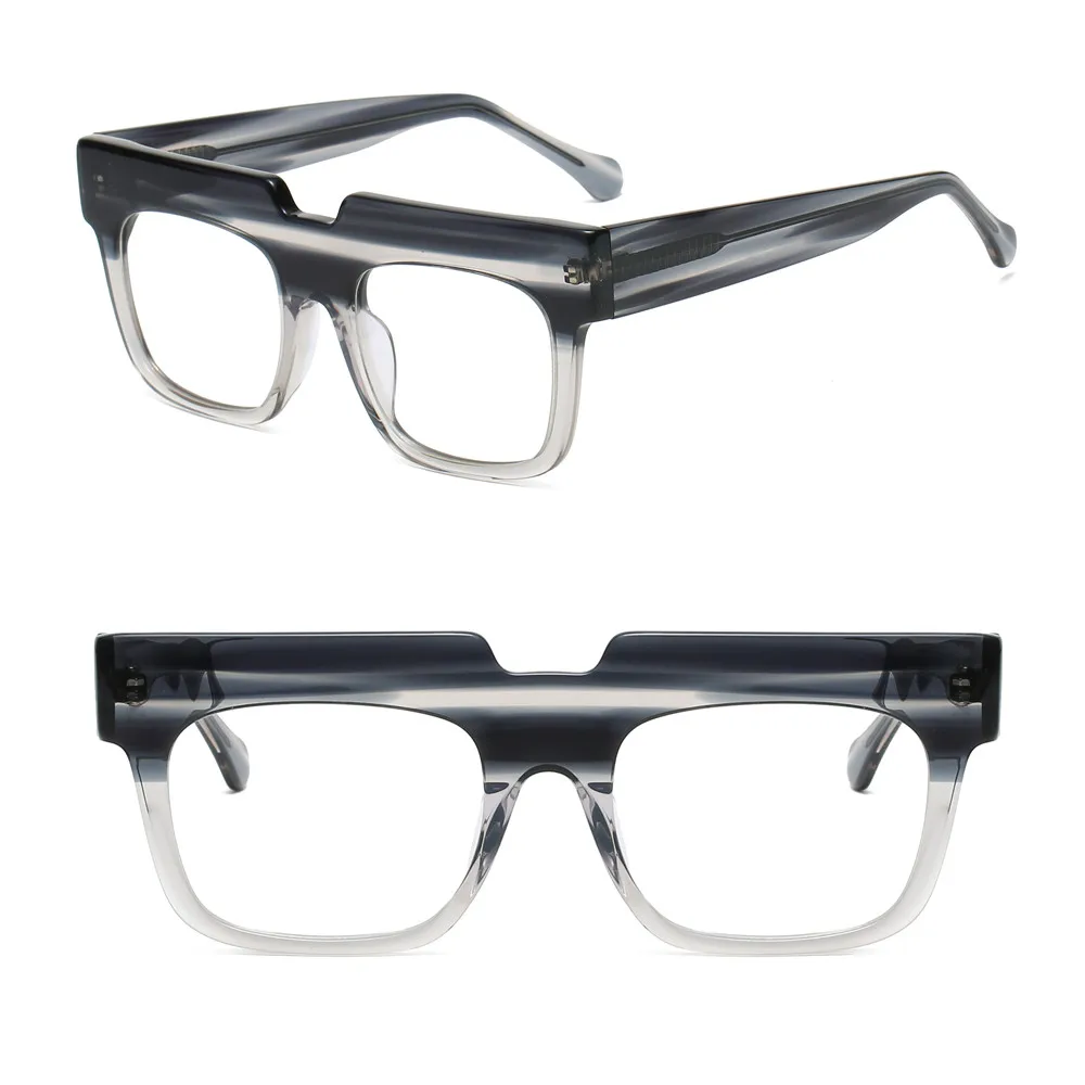 

Stylish Thick Cat Eye Glasses Frame With Clear Lens Thick Square Frame Can be Equipped With Myopia Sunglasses Men Women
