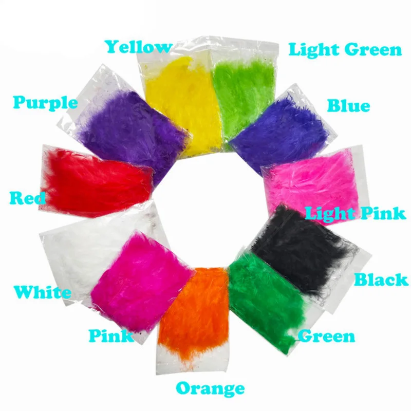 100 шт./упак. синего розового черного красного цветов для девочек красочные