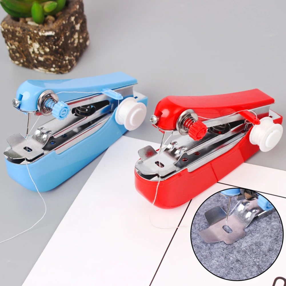 Portable Mini Manual Sewing Machine Simple Operation Tools Cloth Fabric Handy Needlework Tool For Home Daily Use | Дом и сад