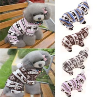 knitwear dog puppy chihuahua sweater fleece clothes winter jumper pet coat warm