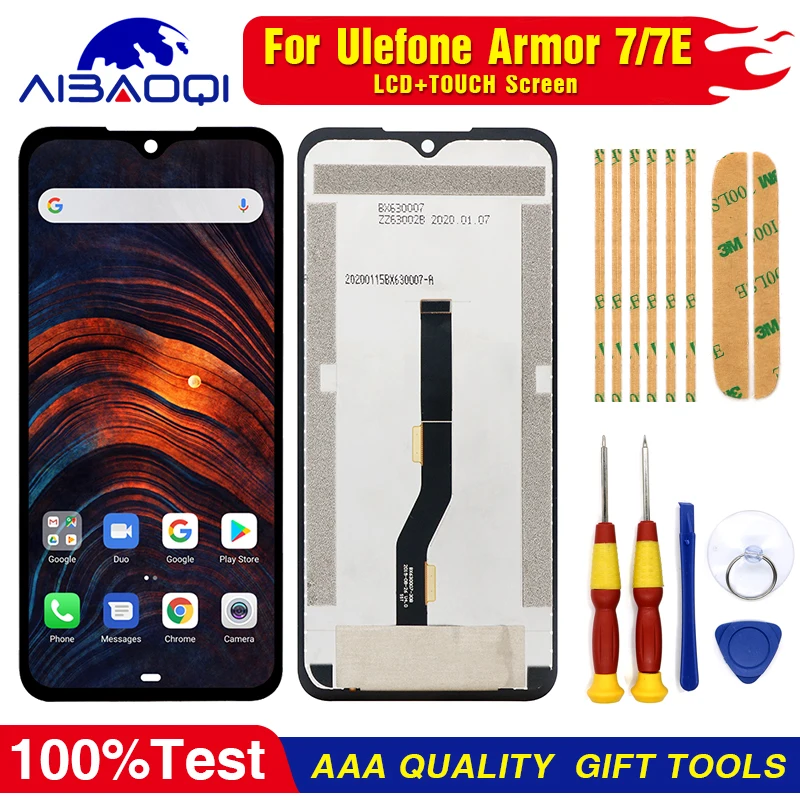 Новый оригинальный сенсорный экран ЖК дисплей для Ulefone Armor 7 7E сменные детали +