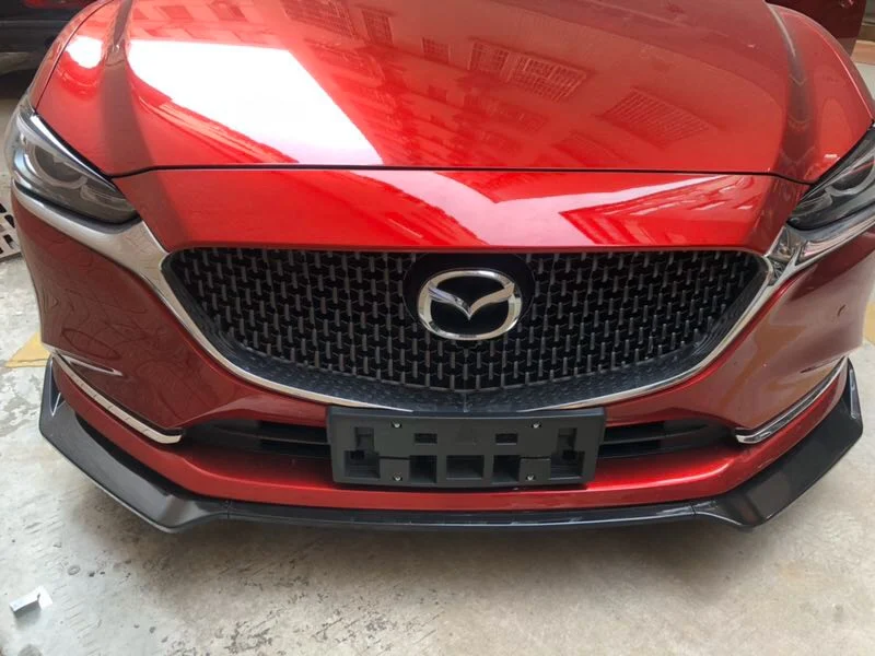 Диффузор для переднего бампера Mazda 6 Atenza задний спойлер подходит 2014-2018 сплиттер