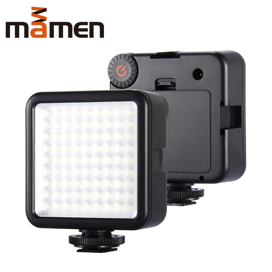 MAMEN Dimmable 81 светодиодный свет 6000k на камеру студийный фотографический свет лампа кольцо для Youtube Live DSLR освещение