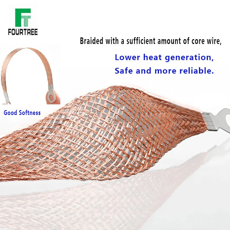 10 шт. пролетный Кабель Мост подключение заземление провод 6 квадратный медный