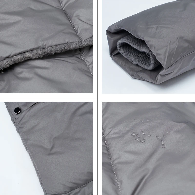 Женская зимняя куртка GASMAN 2022 длинное дизайнерское пальто из искусственного меха