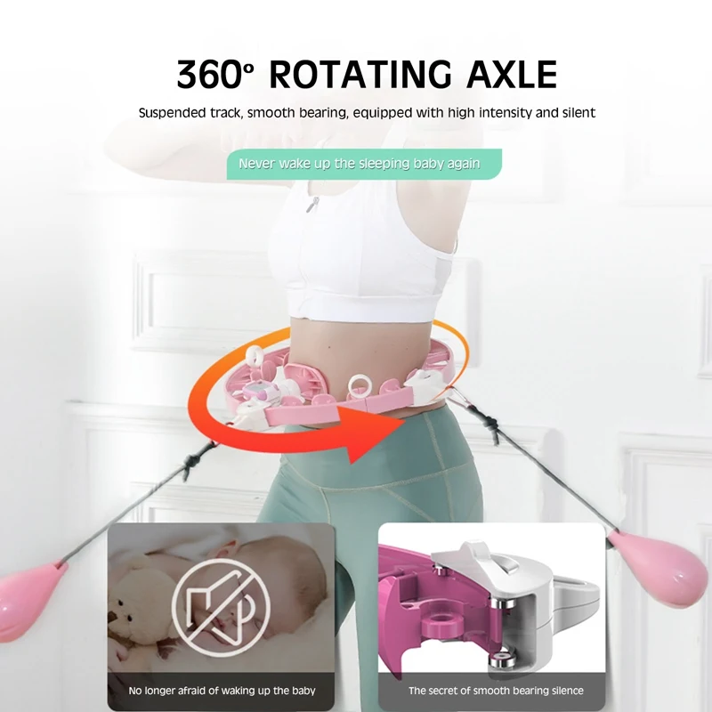 

Sports Detachable Smart Counting Adjustable Auto-Spinning Home Training Burning Fat Thin Weight Loss Fitness Accessories