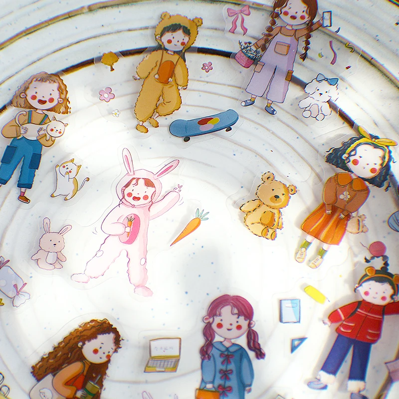 

10packs/LOT it's true series stationery sticker creative decoration DIY PET sticker