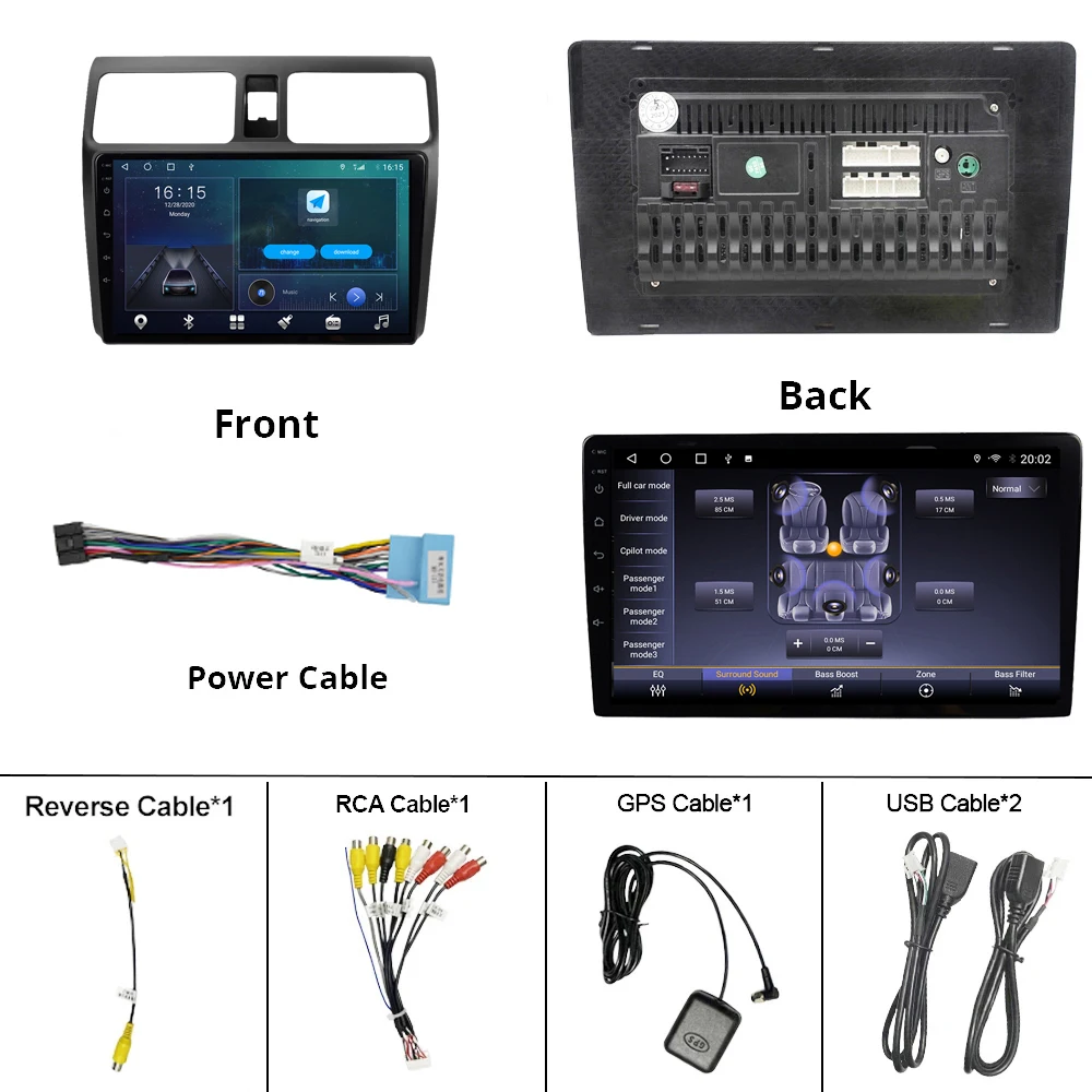 

2DIN Android 10.0 Car Radio For Suzuki Swift 2005-2010 GPS Navigation Car Multimedia Player Stereo Receiver Auto Radio DSP IGO