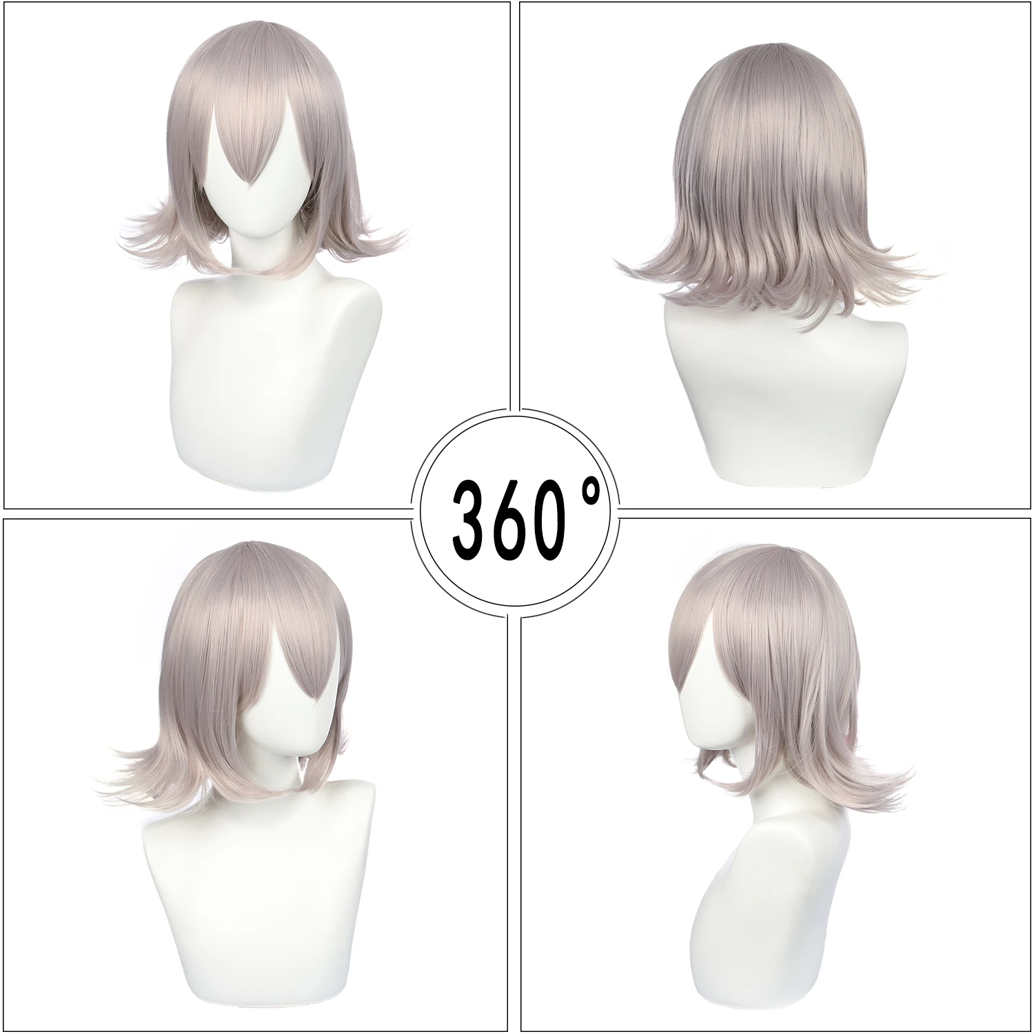 Парик для косплея супер данганронпа Чиаки Нанами термостойкие синтетические