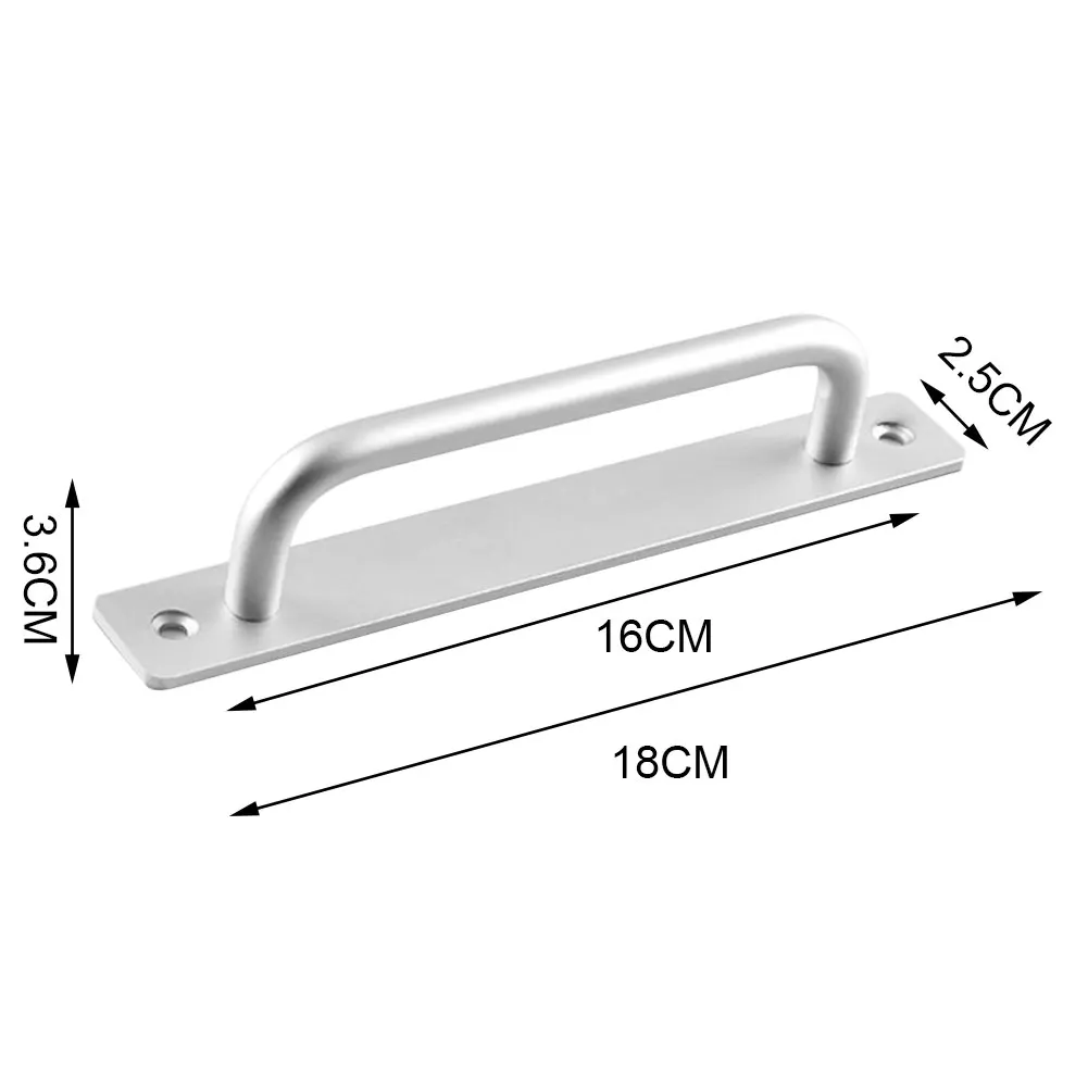 

Sliding Barn Door Handle Pull and Flush Hardware Set Wood Door Handle Furniture Hardware for Cabinet Cupboard Interior 35-45MM