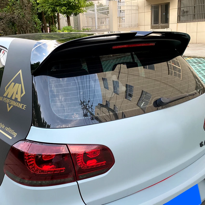 

For Volkswagen Golf 6 MK6 GTI R Oettinger Spoiler Rear Top Tail Spoiler Wing Exterior Modification