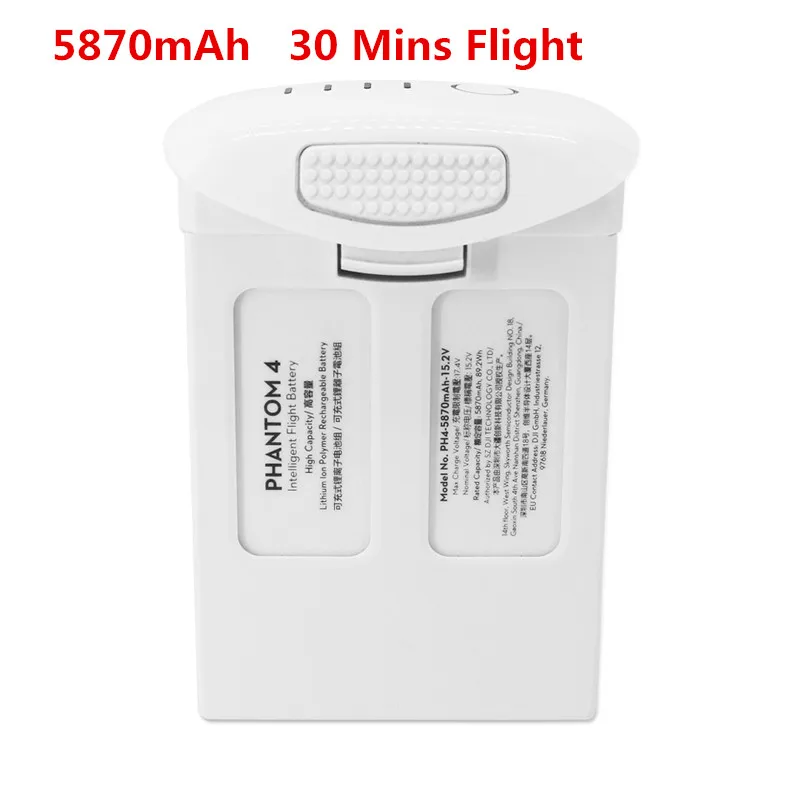 Phantom 4 Pro Аккумулятор 5870 мАч высокой емкости Интеллектуальный полёт 30 минут батарея для DJI Phantom 4 серии Новая