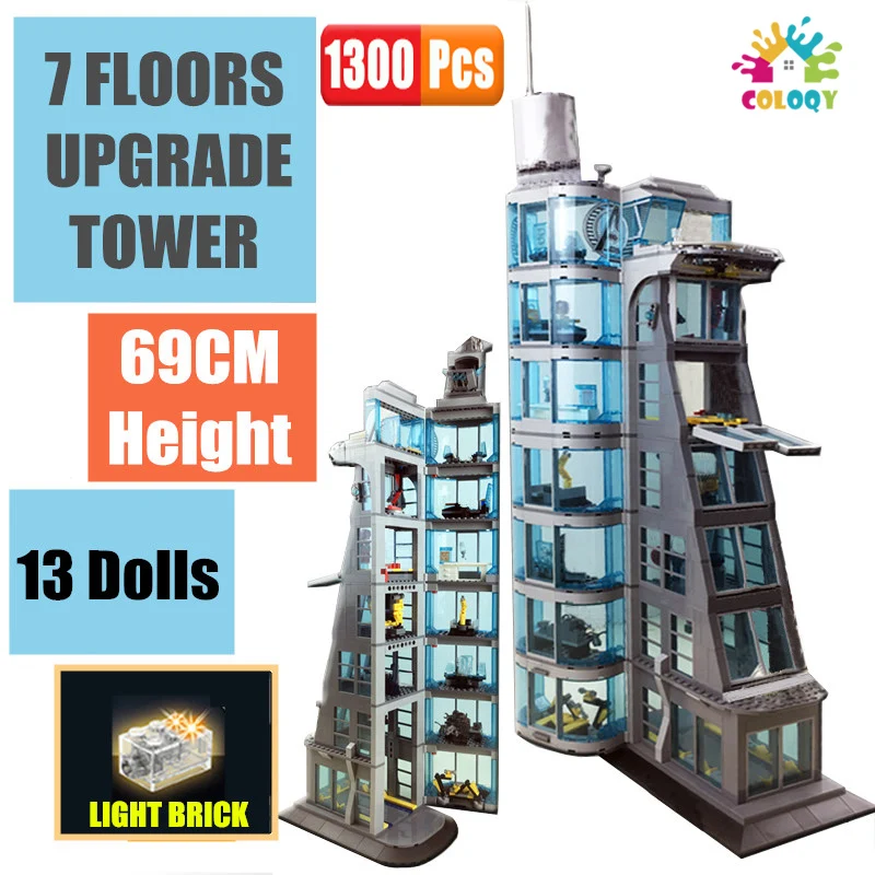 Игрушки Disney супергерои звезды индустрия гигантская башня Мстителей