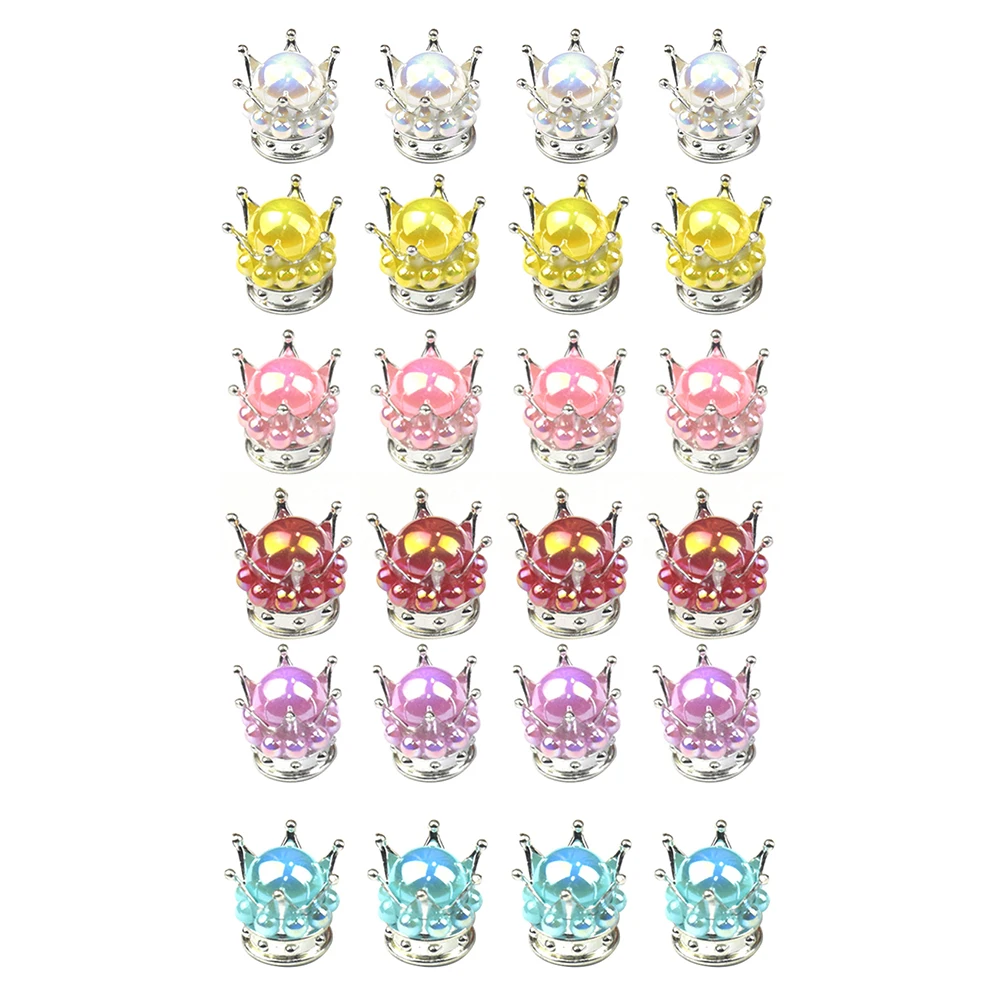 

4 шт. универсальная Корона Автомобильная задняя крышка для замены ABS Пыленепроницаемая крышка клапана автомобильного колеса автомобильные ...