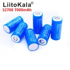 35 шт. LiitoKala 32700 ячеек lifepo4 7000 мАч 3,2 в перезаряжаемая батарея с плоским верхом LiFePO4 для фонарика 32700 батарея 6500