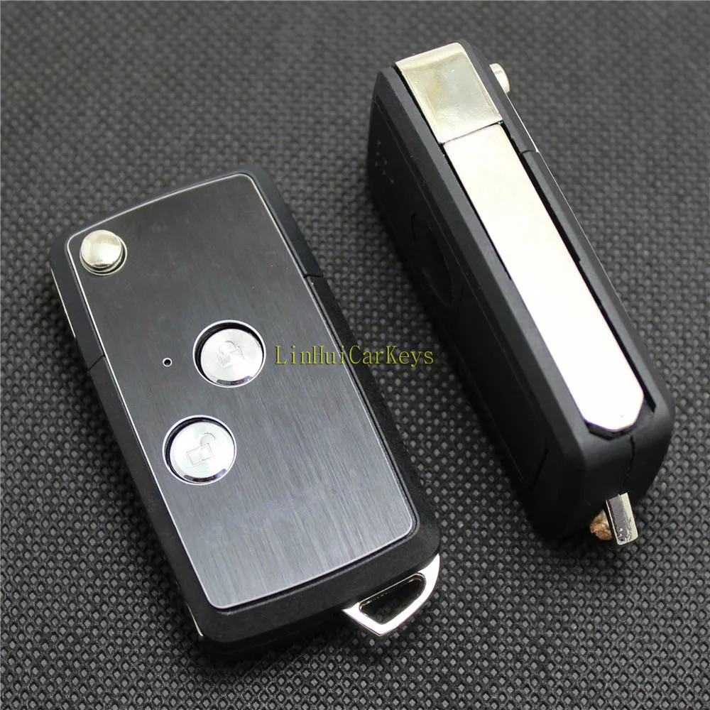 PINECONE для HONDA CIVIC CITY FIT CRV ACCORD Keys чехол с 2 кнопками необработанное лезвие высокое