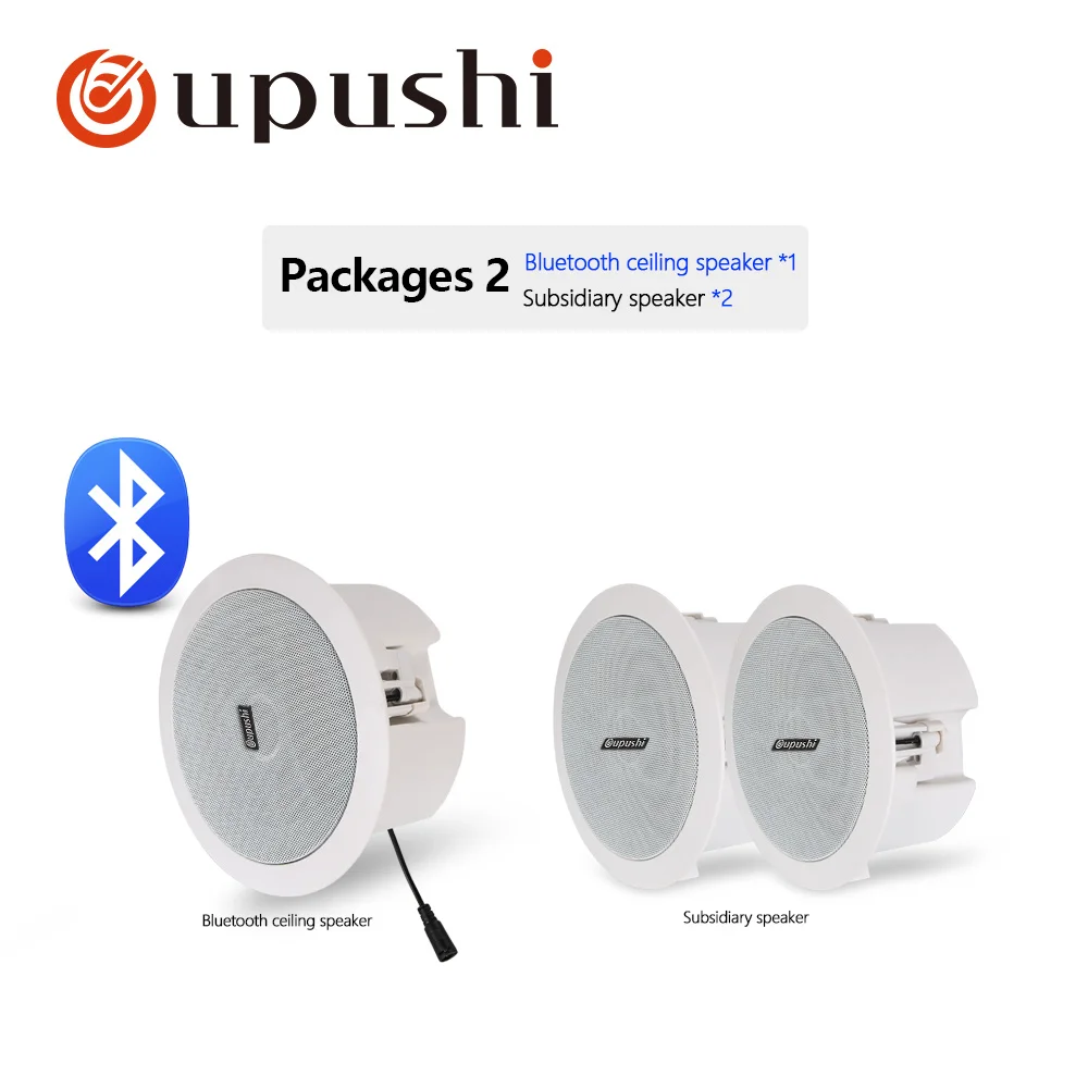 1bluspkand2subspk Отель домашний кинотеатр Sytstem HIFI звук Bluetooth активные потолочные колонки 4,5 дюймов Bluetooth подключение к мобильному телефону - Цвет: 1bluspkand2subspk