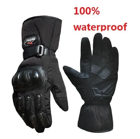 

Winter Motorcycle Gloves Waterproof Warm Motocross Racing Motos Motorbike Cycling Glove luvas Guantes M L XL Black Blue Red