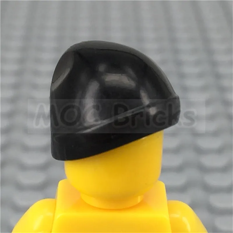 10 шт./лот кубики Moc фигурки шлем головные уборы аксессуары для DIY фигурка часть строительные блоки игрушки для детей куклы - Цвет: 2036A