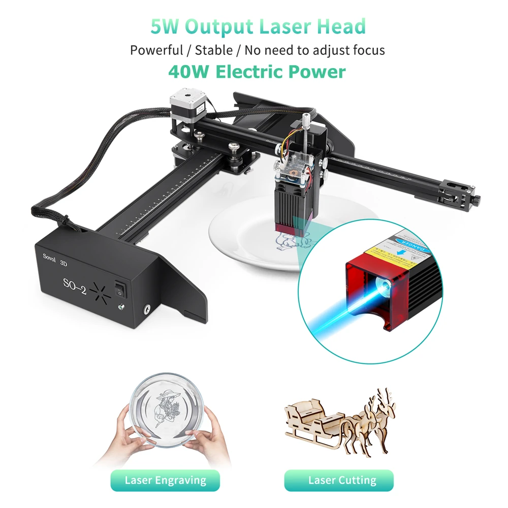 Sovol SO-2 Pre-assembled 4-in-1 CNC Drawing Machine High Precision XY Pen Plotter Writing Robots Laser Engraving Cutting | Компьютеры и
