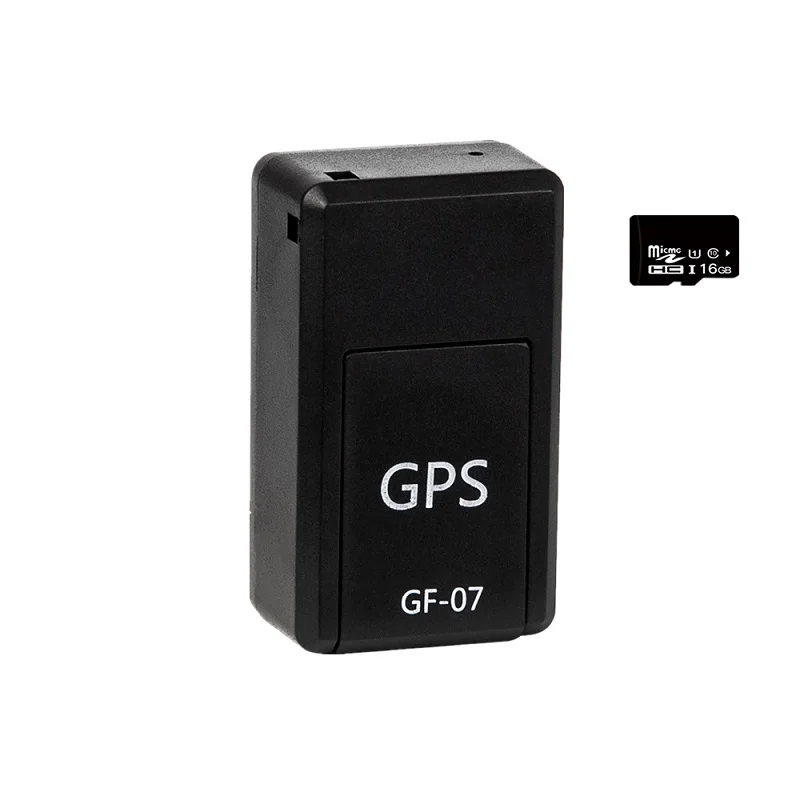 GPS With 16G TF Card Мини GF-07 GPS трекеры SOS устройства слежения для автомобиля ребенка Локация трекеры локатор системы мини GPS постоянный магнитный - Цвет: GPS With 16G TF Card
