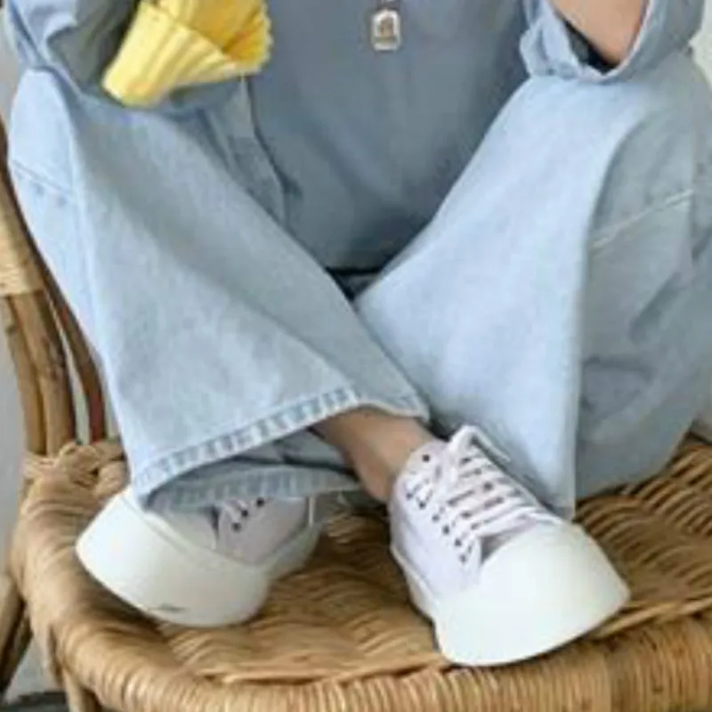 

Jeans Women Spring Large Size 5XL Hipster Baggy Cozy Casual Feminine Ulzzang Streetwear Zipper Wide Leg Trouser Teens Bpttoms BF