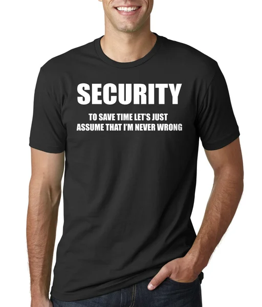 

Security T-Shirt Security Uniform T-Shirt Profession T-Shirt