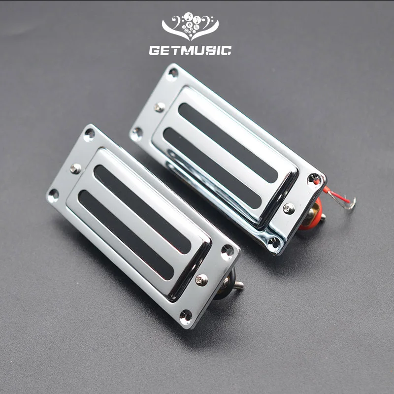 Двухлинейная мини Электрогитара хамбакер звукосниматель для гитары LP Chrome|Детали