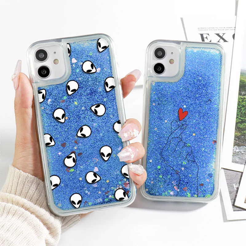 

Quicksand Cases For OPPO Realme 8 7 6 Case Clear Realme C15 C12 Narzo 20 Pro A9 A53 2020 A77 F3 A X 7 N A12 A11K A5 S A3 2 3 7