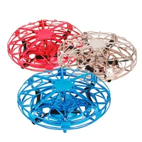 mini helicopter ufo drone infraed hand sensing aircraft electronic model small drone toy for children christmas new year gifts