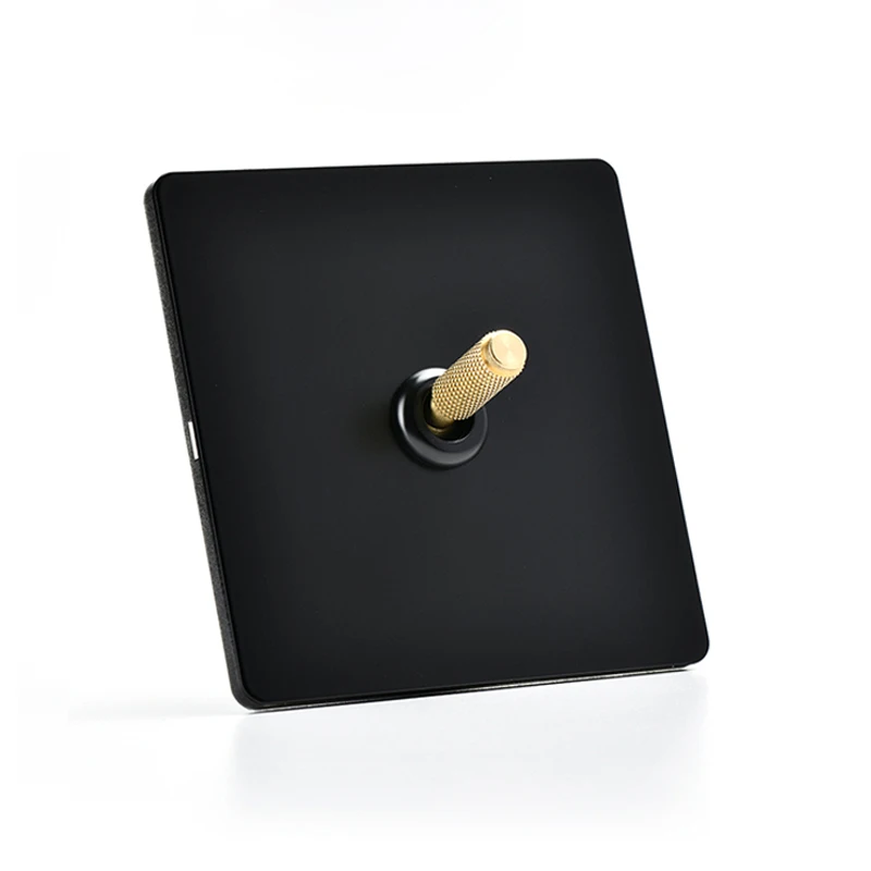 Настенный переключатель в стиле ретро с накаткой из нержавеющей