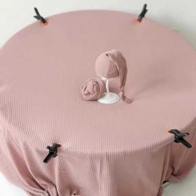 Розовый 150*150 детский набор для фотосъемки Bebe Bean сумка фоновая ткань новорожденный реквизит для фотосъемки вафельная ткань фон ткани - Цвет: Розовый
