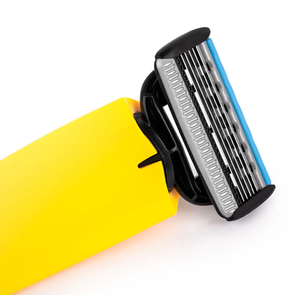 QShave, Желтая серия, ручная бритва, американское лезвие, Мужская бритва для бритья, крутая бритва, подставка, как выбор, это для мужчины, отца, подарок на день Святого Валентина