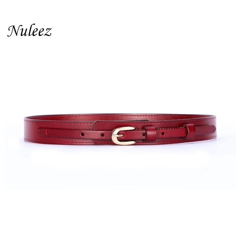 

Nuleez Genuine Cowhide Leather Strap Women Waist Sealing Four Seasons For Dress and Coat Famous Stars Favorite Gift for Ladies