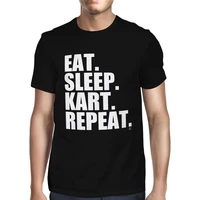 1tee mens eat sleep kart repeat t shirt
