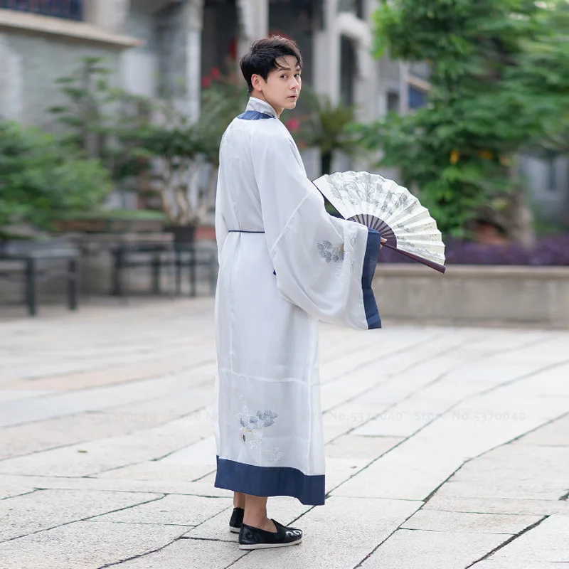 Костюм династии Тан ханьфу халаты длинное платье для мужчин традиционная