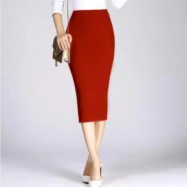 

High Waist Slim Skirts Women Young Girl Summer Female Falda Bonjean Women's Pencil Skirt New Casual